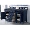 James Martin Vanities Brittany 60in Double Vanity, Victory Blue w/ 3 CM Charcoal Soapstone Quartz Top 650-V60D-VBL-3CSP - alternate 4